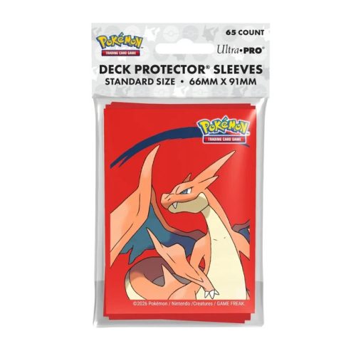 Ultra Pro Pokémon Charizard Y kártyavédő standard méretű 65 db