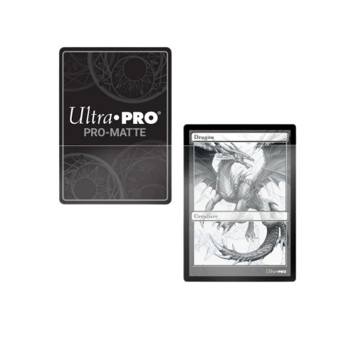 Ultra Pro Matte kártyavédő standard méretű 66 x 91 mm 50 db - Átlátszó