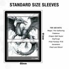 Ultra Pro Matte kártyavédő standard méretű 66 x 91 mm 50 db - Átlátszó