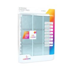   Gamegenic Ultrasonic 9-Pocket Pages Sideloading lefűzhető kártyaalbum lap 10 db