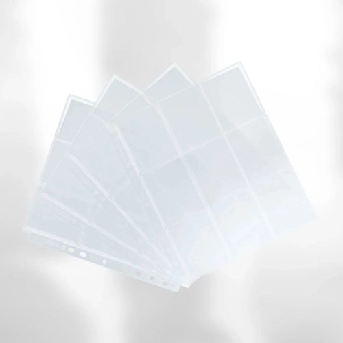 Gamegenic Ultrasonic 9-Pocket Pages Sideloading lefűzhető kártyaalbum lap 10 db