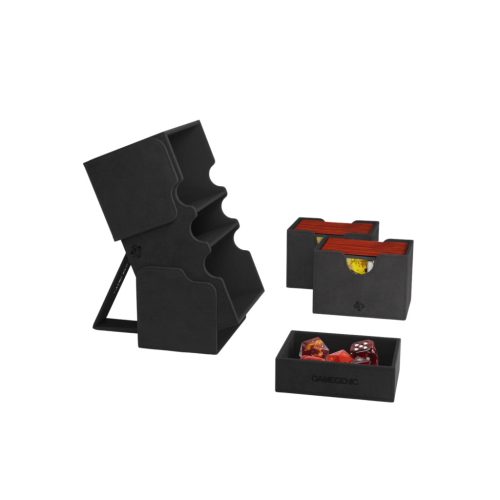 Gamegenic Stronghold 200+ XL paklitartó - Fekete