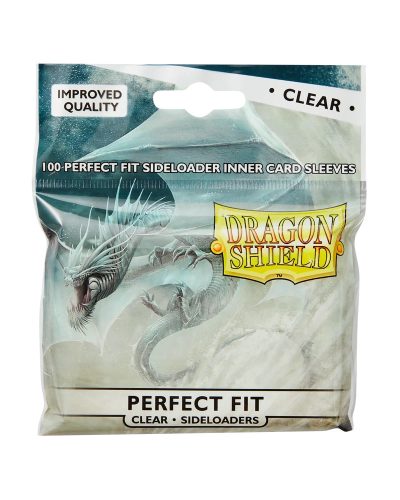 Dragon Shield Perfect Fit Sideload oldalról tölthető belső kártyavédő standard méretű 100 db - Átlátszó