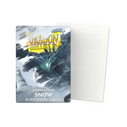 Dragon Shield Dual Matte kártyavédő Japanese méretű 60 db - Snow