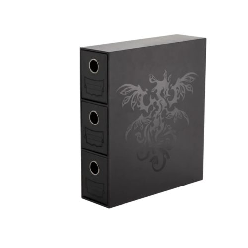 Dragon Shield Card Drawers Fortress Vertical 3 XL kártyatároló doboz - Fekete